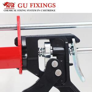 Buen uso 811N 360ml Potencia manual Aleación de aluminio Inyección de dos componentes Pistola aplicadora de anclaje químico híbrido Antigoteo - Product Image 5