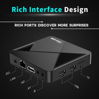 Décodeur TV intelligent HS86 Mini 14 Rockchip RK3518 Dual Wifi6 Android 14 2GB 16GB avec télécommande vocale pour revendeurs – Approvisionnement direct usine