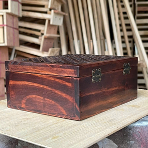 Cajas de embalaje de madera maciza rectangular cuadrada de papel de Arte de alta calidad estilo de tarjeta de visita para regalos Compra al por mayor - Product Image 5