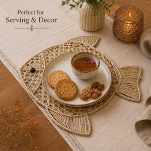 Best Seller Custom <b>Table</b> <b>Mat</b> <b>Table</b> Decoration Accessories Metal Frame with Raffia <b>Round</b> <b>Table</b> <b>Mat</b> Available at Low Price - Product Image 4