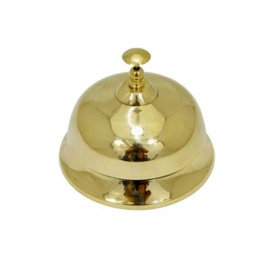 Home <b>Decor</b> and Office Use <b>Table</b> Hotel <b>Decor</b> Accessories Hammered Stainless Steel <b>Table</b> Bell Counter <b>Top</b> Home Accent - Product Image 5