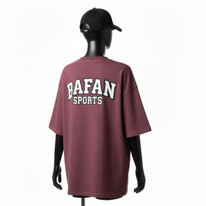 T-shirt oversize pour femme en coton de haute qualité, respirant, toucher doux, impression en relief, logo personnalisé, t-shirts oversize en coton pour femme - Product Image 5