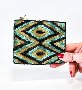 Monedero de mano con diseño moderno, bordado con cuentas, hecho a mano, con color personalizado para mujeres y niñas - Product Image 2