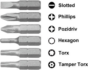 Jeu de 32 embouts de 1/4" x 25 mm de longueur, finition phosphate de zinc, ODM OEM - Product Image 4