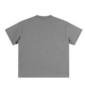 เสื้อยืดโอเวอร์ไซส์ผ้าฝ้าย 100% ระบายอากาศได้ดี สไตล์สตรีทแวร์ สำหรับผู้ชายและผู้หญิง พิมพ์ลายได้ตามต้องการ - Product Image 2