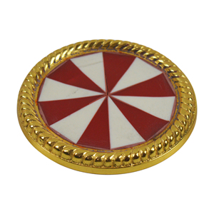 2026 New Design Metal Enamel and Seep <b>Coaster</b> Classic Design MOP <b>Coaster</b> Home Hotel Restaurant Table Decor Mat & Pad - Product Image 5