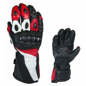 Meilleurs gants de moto respirants et protecteurs pour le cyclisme, la moto, le motocross, la course à vélo, en cuir, logo personnalisé, unisexe - Product Image 1