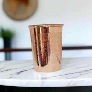 HASAN CRAFT Luxury Pure Copper Moscow Mule Tumbler Lightweight <b>Measuring</b> <b>Glass</b> for Parties & Restaurants - Product Image 5