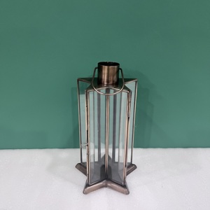 Modern Metal Glass <b>Candle</b> Lantern Decorative <b>Hurricane</b> Lantern for Home Garden Wedding Decor - Product Image 4