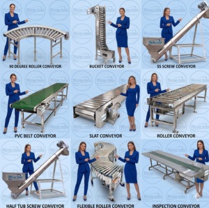 Convoyeur à vis hélicoïdal en acier inoxydable Micron India, garantie 1 an, haute rigidité, équipement de transport pour l'industrie chimique et l'énergie - Product Image 5