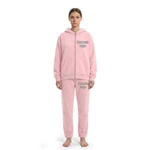 Conjunto Deportivo Personalizado para Mujer con Chaqueta con Cierre y Pantalones Deportivos a Juego para Marcas de Fitness de Boutique para Compradores Estadounidenses - Product Image 1