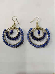 Pendientes colgantes bordados con cuentas de semilla americanas, estilo clásico, unisex, multicolor, diseño campestre y nativo, para fiesta, tamaño personalizado - Product Image 6