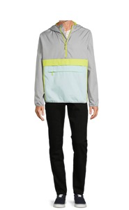 Custom high quality print logo oversize blank <b>pullover</b> Patchwork Zip Up <b>men's</b> tracksuits nylon windbreaker <b>Men</b> <b>Jackets</b> - Product Image 2