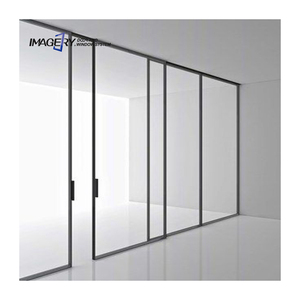 <span class=keywords><strong>Porte</strong></span> <span class=keywords><strong>coulissante</strong></span> en aluminium à isolation thermique insonorisée à simple vitrage de marque Imagery sans <span class=keywords><strong>rail</strong></span> inférieur - Product Image 4