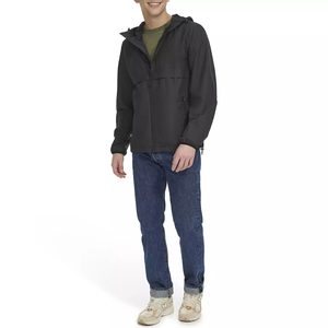 Veste softshell légère pour homme avec logo personnalisé de haute qualité, coupe-vent imperméable haut de gamme pour les sports de plein air printemps-hiver - Product Image 3
