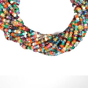 Mix Disco Faceted Rondelle Beads Perles de pierre semi-précieuse naturelle pour la fabrication de bijoux - Product Image 4