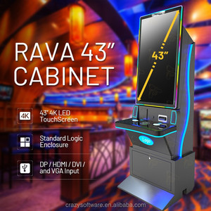 Chất lượng hàng đầu 43 "phẳng Độ phân giải cao LED màn hình cảm ứng màn hình Dọc Kim Loại Máy trò chơi với Superior đa phần mềm - Product Image 1