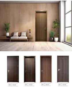 Puertas de Plástico Compuesto de Alta Calidad para Baño y Dormitorio, Superficie Acabada Impermeable, Puertas Interiores Altamente Duraderas - Product Image 3