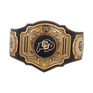 เข็มขัดแชมป์ CU Boulder Go Buffs แบบปรับแต่งได้ เข็มขัดกีฬาระดับพรีเมียม รางวัลคุณภาพสูงสำหรับแฟนๆ และนักสะสม CU - Product Image 5