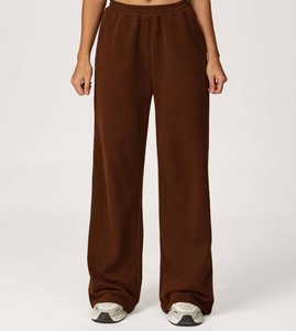 Pantalon droit en toile pour femme, nouvelle collection, couleur unie, automne, écologique, avec fermeture éclair, coupe décontractée, taille mi-basse - Product Image 6