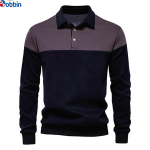 Camiseta Deportiva Personalizada de Manga Larga, Transpirable, de Poliéster/Algodón, Informal, Moderna, Unisex, para Hombre, Lisa, Otoño/Invierno, con Logotipo Bordado - Product Image 2