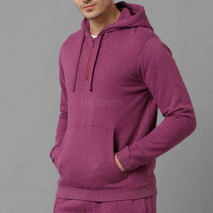 เสื้อฮู้ดซิปผู้ชายขายดีที่สุด บริการ OEM ราคาขายส่ง ผ้าฝ้าย/โพลีเอสเตอร์ เสื้อฮู้ดซิปผู้ชาย - Product Image 2