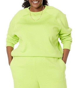 Sweat-shirt en coton pour femme, col rond, manches longues, coupe décontractée, confortable, couleur unie, prix de gros, fabriqué au Bangladesh - Product Image 5