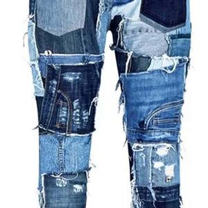 Jeans droits unis pour hommes, style décontracté, coupe confortable, style urbain, vente en gros, fabricant - Product Image 4