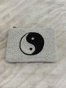 Bolsa con cuentas para Súper Mamá, bolso de mano cansado para esposa, regalo para ella, bolso con cremallera hecho a mano, monedero, estuche cosmético con cuentas, Día de la madre - Product Image 2