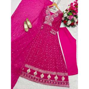 Vestido de fiesta de diseñador Pent y Dupatta - Product Image 2
