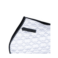 Ensemble de tapis de selle matelassé de qualité supérieure pour cheval avec bonnet d'oreille assorti |   Tapis de selle d'équitation |   Saut et dressage respirants