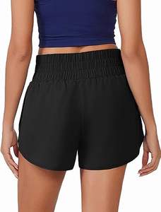 Shorts moulants unis extensibles sexy pour femme, effet push-up, respirants, pour l'entraînement - Product Image 2