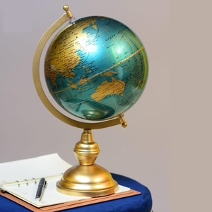 Elegante Globo Terráqueo Giratorio para Estudio Geográfico, Modelo de Mapa Mundial Claro y Detallado - Product Image 4
