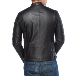 Popular Design High Quality Motorbike Leather Streetwear Sherpa <b>Lined</b> Wholesale Prices for Custom Bulk Orders <b>Jacket</b> <b>Men</b> - Product Image 2