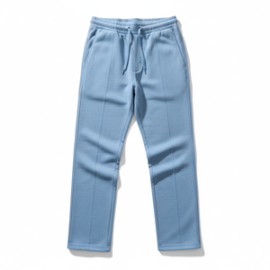 PRO ENTERPRISES Pantalon Homme Taille Haute Droit en Polyester/Coton Anti-Statique Lourd Style Urbain Décontracté Sportif Crocheté - Product Image 1