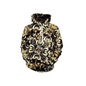 Survêtement léger pour homme, style streetwear, à capuche avec cordon de serrage, imprimé par sublimation, séchage rapide, respirant, taille personnalisable, 100% coton - Product Image 3