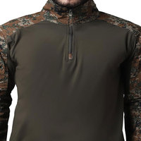 Vêtements tactiques camouflage pour hommes en gros – Anti-UV, antistatiques, respirants, en polyester/coton, à manches courtes, pour entraînement extérieur