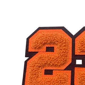 Custom Chenille Patches Heart Embroidered Anti-wrinkle Quick Dry Anti-pilling Breathable Durable High-quality Customized Colors - Product Image 2