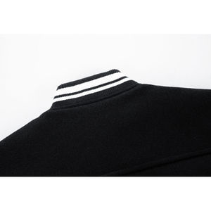 Chaqueta Varsity Casual para Hombre, a la Moda, Clásica, de Mezcla de Lana, Estilo Universitario, Transpirable, Cómoda, OEM Disponible, Varios Tamaños y Colores - Product Image 4