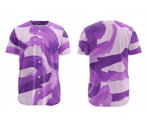 Fabricante de Camisetas de Béisbol de Alta Calidad para Equipos y Clubes, con Logotipo y Números Personalizados |   Base de Poliéster Transpirable - Product Image 6