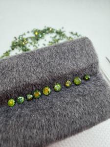 Diamante Natural Suelto, Corte Brillante, Grado AAA, Color Verde Irradiado, Efecto de Color/Fuego, Tamaño Melee 1-3mm, Para Fabricación de Joyería Personalizada - Product Image 1