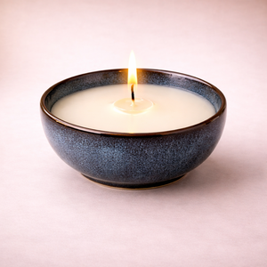 Recipiente de Cerámica Verde Glaseado para Velas, Tazón Ancho, Grueso, Resistente al Calor, Acabado Liso, para una Sola Vela, Decoración Elegante para el Hogar - Product Image 3