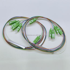 Divisor PLC de Fibra Óptica G657A Monomodo de Alta Calidad, 1m, LSZH, Cubierta de 0.9mm, 1*4 SC/APC para Fibra hasta el Hogar - Product Image 4