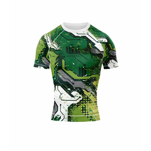 OEM Men's Performance Rash Guard Moisture Wicking Fitness Compression Wear Supplier - Product Image 3
