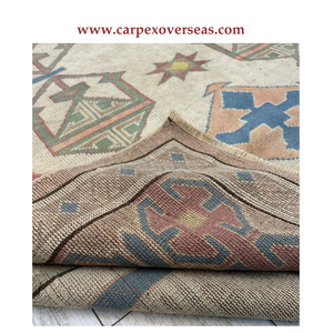 Alfombra de lana ecológica de alta calidad de inspiración turca persa resistente a las manchas lavable tamaño personalizado para sala de estar envío rápido - Product Image 1