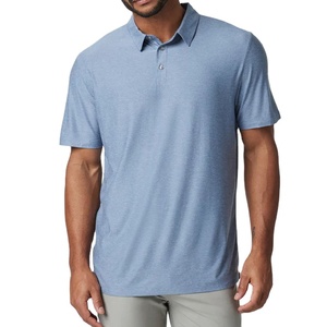 Camiseta Polo de Manga Corta para Hombre, 100% Algodón, Secado Rápido, Diseño Liso, Antiarrugas, para Running y Golf, Venta al Por Mayor - Product Image 2