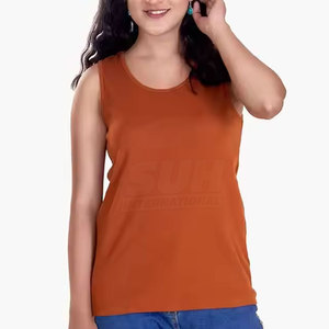 เสื้อกล้ามผู้หญิงคุณภาพพรีเมียมขายดี ทรงเข้ารูป ใส่สบายสำหรับฤดูร้อน ผลิตจากผ้าฝ้าย 100% แห้งเร็ว ระบายอากาศได้ดี เป็นมิตรต่อสิ่งแวดล้อม รับผลิตแบบ OEM - Product Image 6