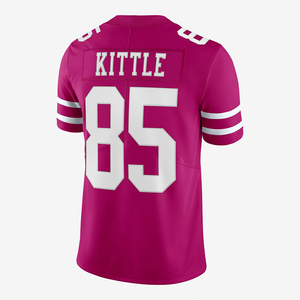 Nouveau maillot de football américain sublimé, coupe courte, qualité supérieure, 100% coton. - Product Image 5