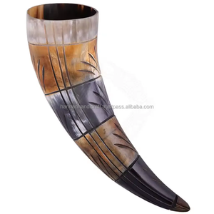 Auténtica Taza de Cuerno Vikingo Pulido de 300-400 ml, 100% Natural, Artesanal, Ecológica, Recuerdo, Decoración Personalizada - Product Image 2