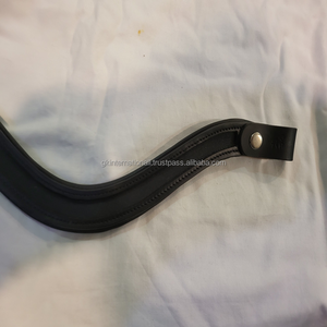 Banda para cejas de cuero de canal vacío, banda para cejas de caballo de cuero personalizada, banda para cejas en forma de U de cuero de canal vacío para bridas - Product Image 6